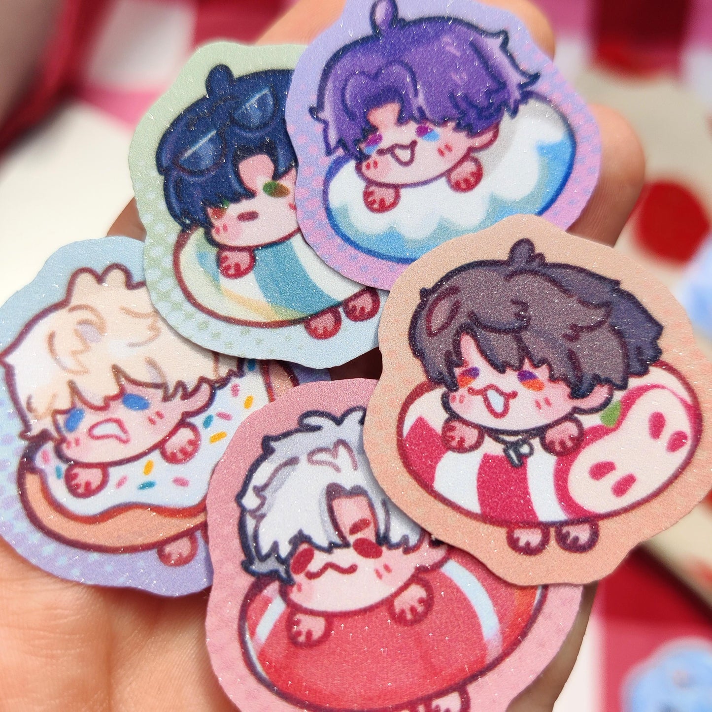 Love and Deepspace Beach Episode LI Sticker Pack | 6pcs