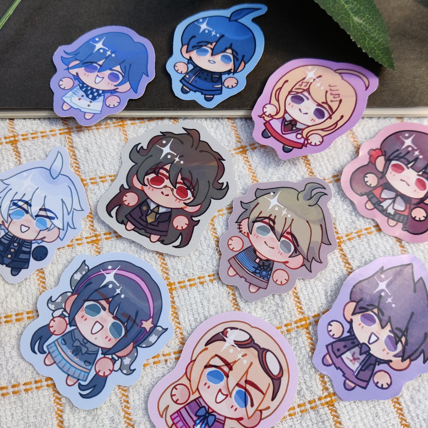 DANGANRONPA V3 Skrunkly Sticker | Shuichi, Kaede, Maki, Kaito, Kokichi, Miu, Rantaro, Tenko, Kibo, Gonta, Killing Harmony,DRV3