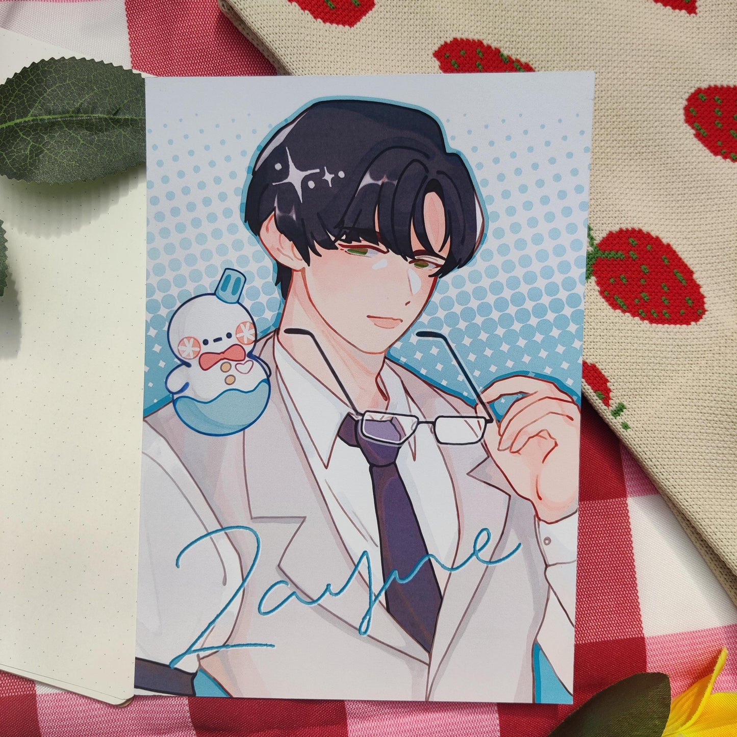 Zayne Love and Deepspace LI Photocards A5 PRINT holographic, handmade, LADS, mephisto, xavier, sylus, rafayel, caleb, pc, poca