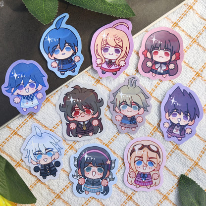 DANGANRONPA V3 Skrunkly Sticker | Shuichi, Kaede, Maki, Kaito, Kokichi, Miu, Rantaro, Tenko, Kibo, Gonta, Killing Harmony,DRV3