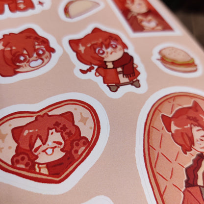 FFXIV Assorted G'raha Tia Sticker Sheet | 105 x 148 mm