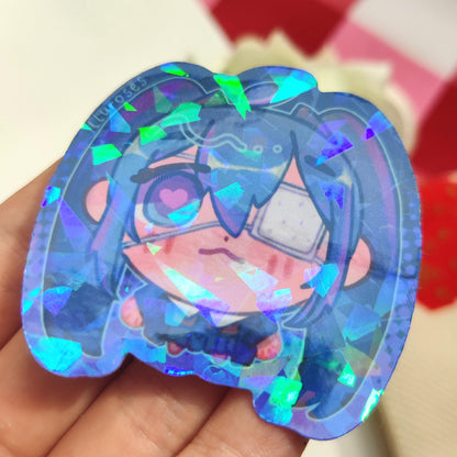 VOCALOID Holographic Monitoring Miku Sticker