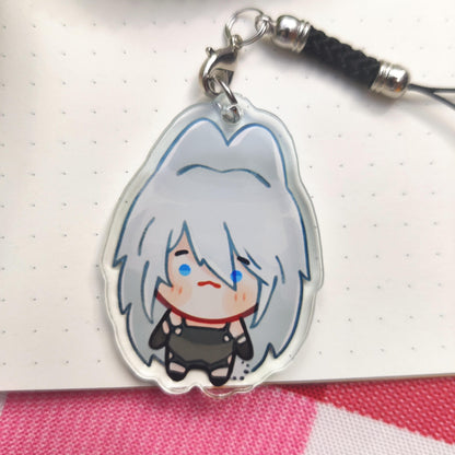 NIER Automata 9S, 2B, A2, Acrylic Phone Charm Double Sided