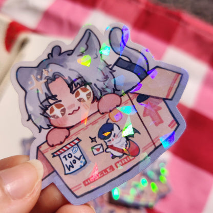 FFXIV Thancred Waters Holographic Sticker