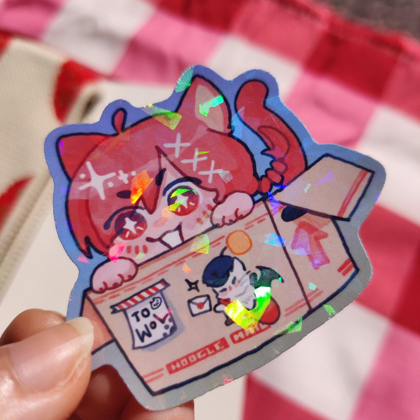 FFXIV G'raha Tia Holographic Sticker