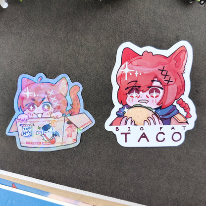 FFXIV Taco Tia, G'raha Tia Vinyl Sticker