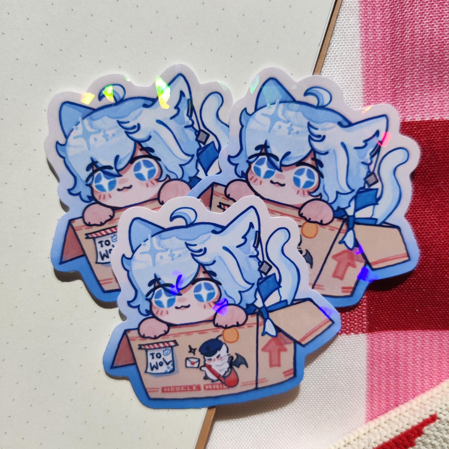 FFXIV Alphinaud Leveilleur Holographic Sticker