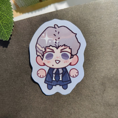 DANGANRONPA 2 Skrunkly Sticker | Hajime, Chiaki, Nagito, Fuyuhiko, Peko, Gundham, Sonia, Junko, Goodbye Despair, SDR2