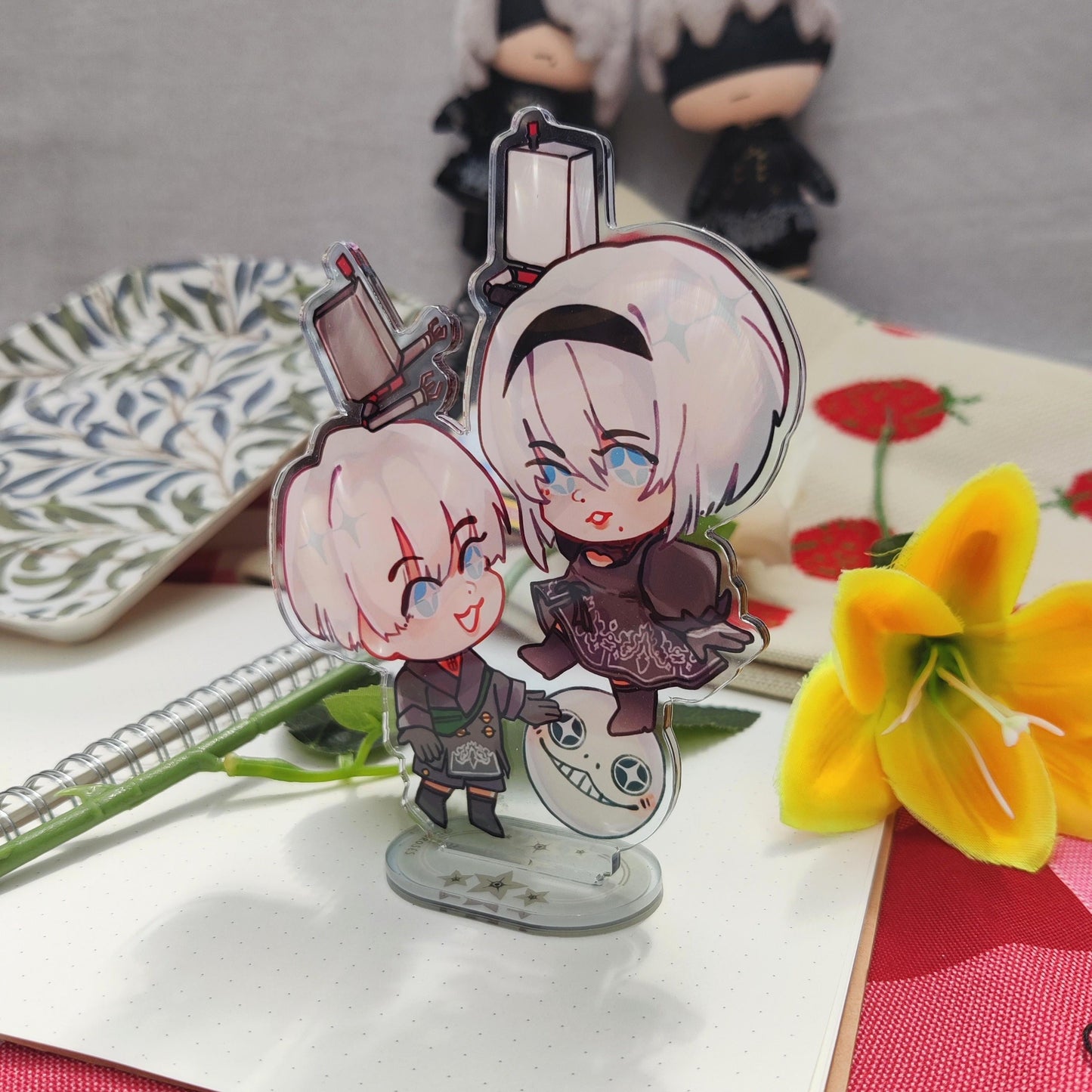 NIER Automata 9S2B Acrylic Standee, Double Sided | 12cm tall