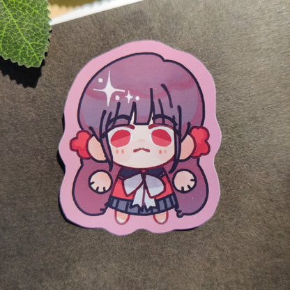 DANGANRONPA V3 Skrunkly Sticker | Shuichi, Kaede, Maki, Kaito, Kokichi, Miu, Rantaro, Tenko, Kibo, Gonta, Killing Harmony,DRV3