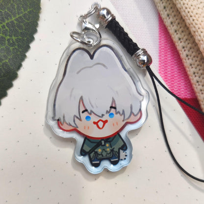 NIER Automata 9S, 2B, A2, Acrylic Phone Charm Double Sided