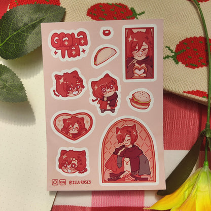 FFXIV Assorted G'raha Tia Sticker Sheet | 105 x 148 mm