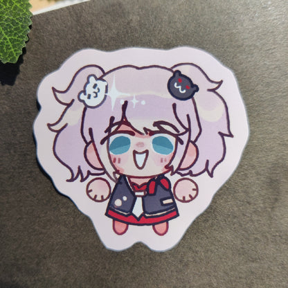 DANGANRONPA 2 Skrunkly Sticker | Hajime, Chiaki, Nagito, Fuyuhiko, Peko, Gundham, Sonia, Junko, Goodbye Despair, SDR2