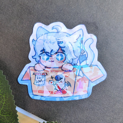 FFXIV Alphinaud Leveilleur Holographic Sticker