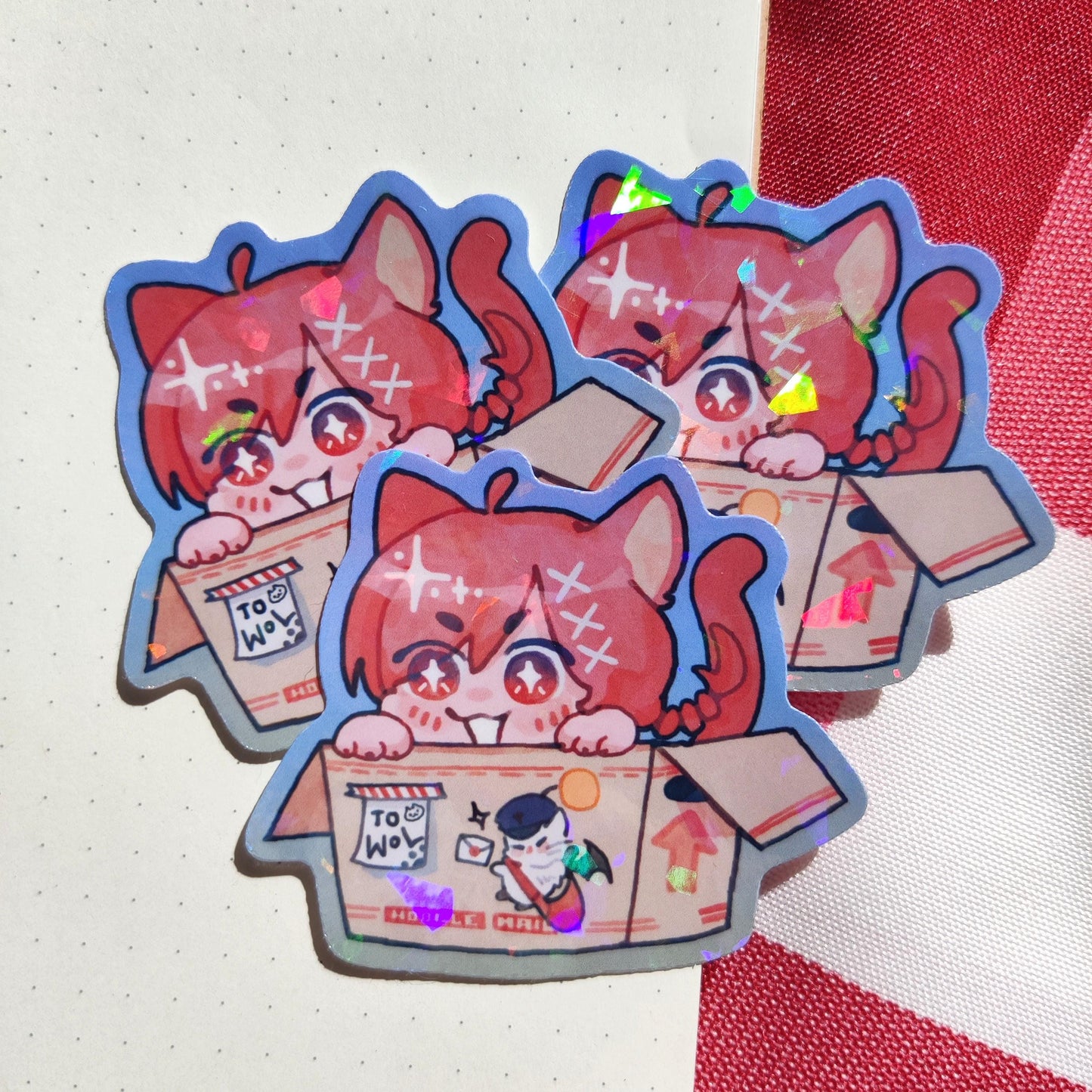 FFXIV G'raha Tia Holographic Sticker