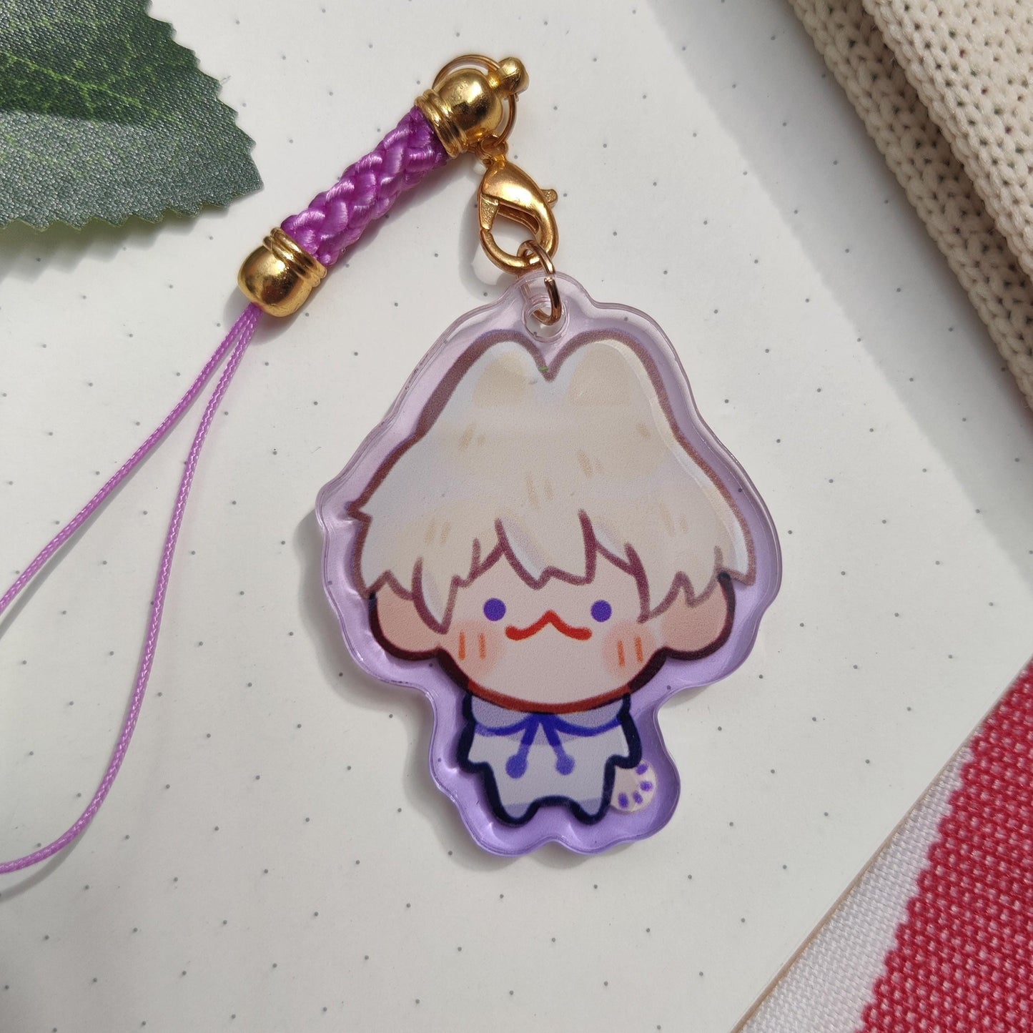 Love and Deepspace LIs, Acrylic Phone Charm | xavier, zayne, rafayel, sylus, caleb,