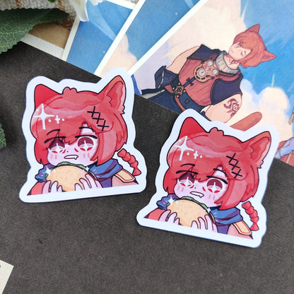 FFXIV Taco Tia, G'raha Tia Vinyl Sticker