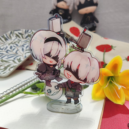 NIER Automata 9S2B Acrylic Standee, Double Sided | 12cm tall
