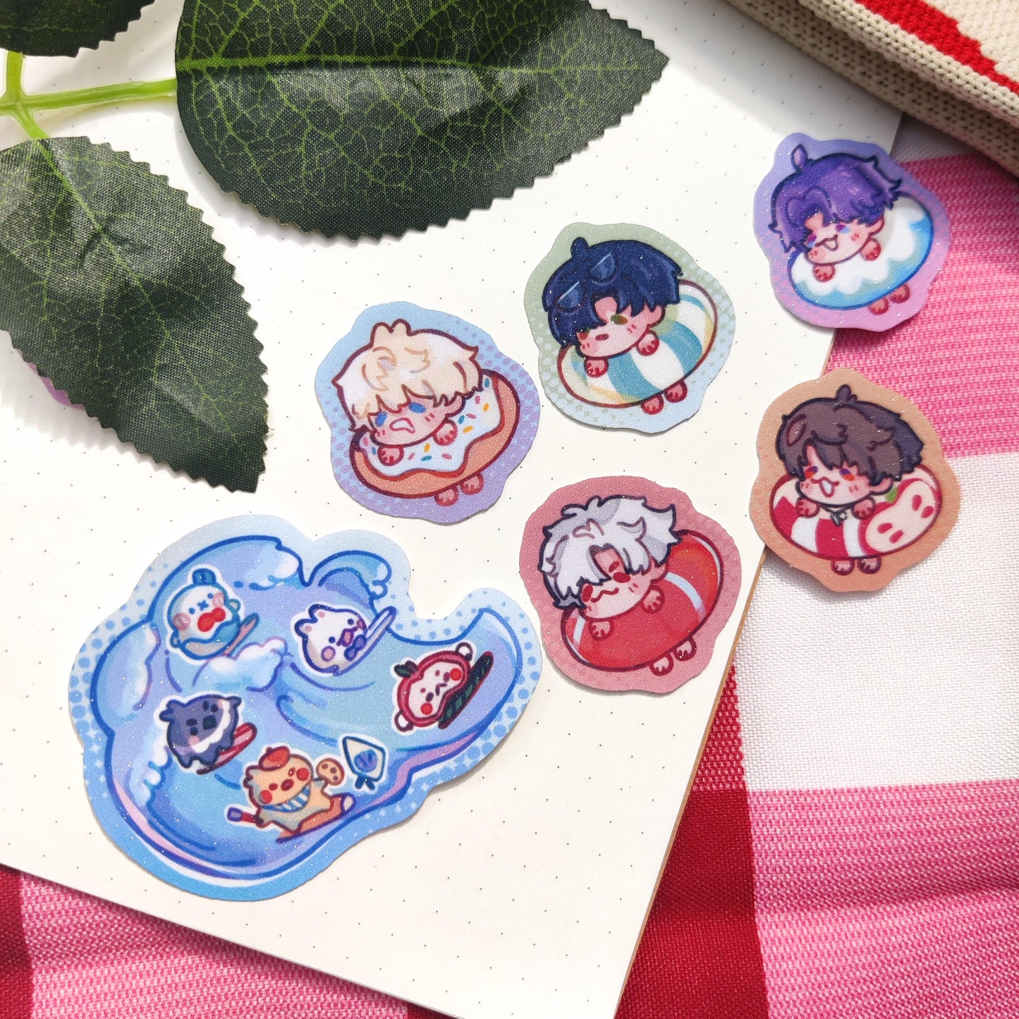 Love and Deepspace Beach Episode LI Sticker Pack | 6pcs