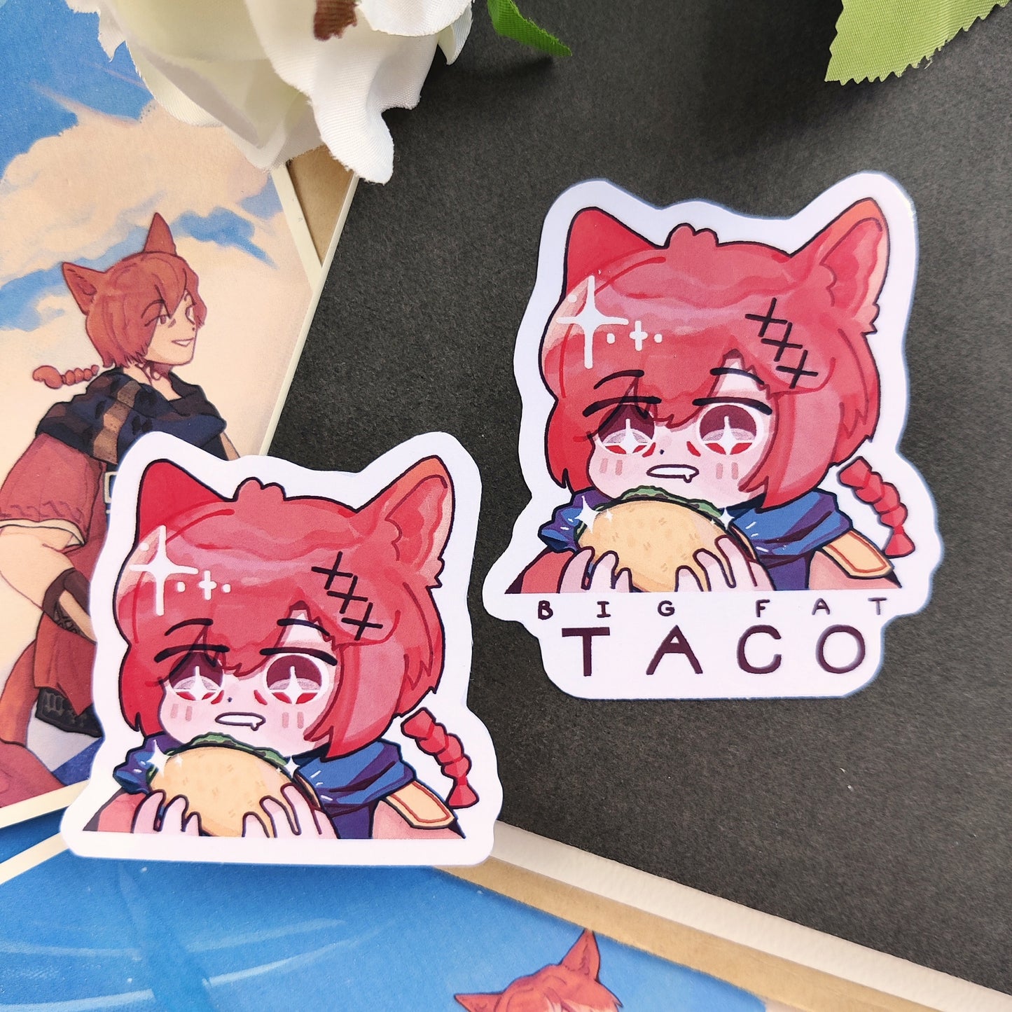 FFXIV Taco Tia, G'raha Tia Vinyl Sticker