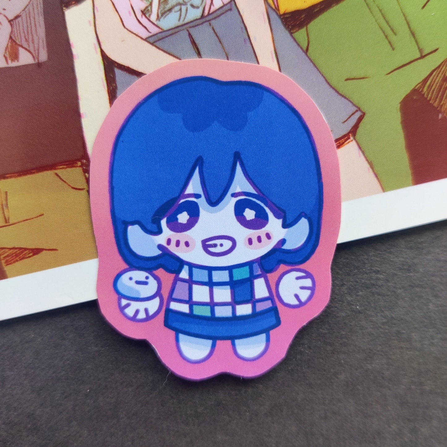 OMORI Skrunkly Stickers | Sunny, Aubrey, Kel, Hero, Mari, Basil, SOMETHING