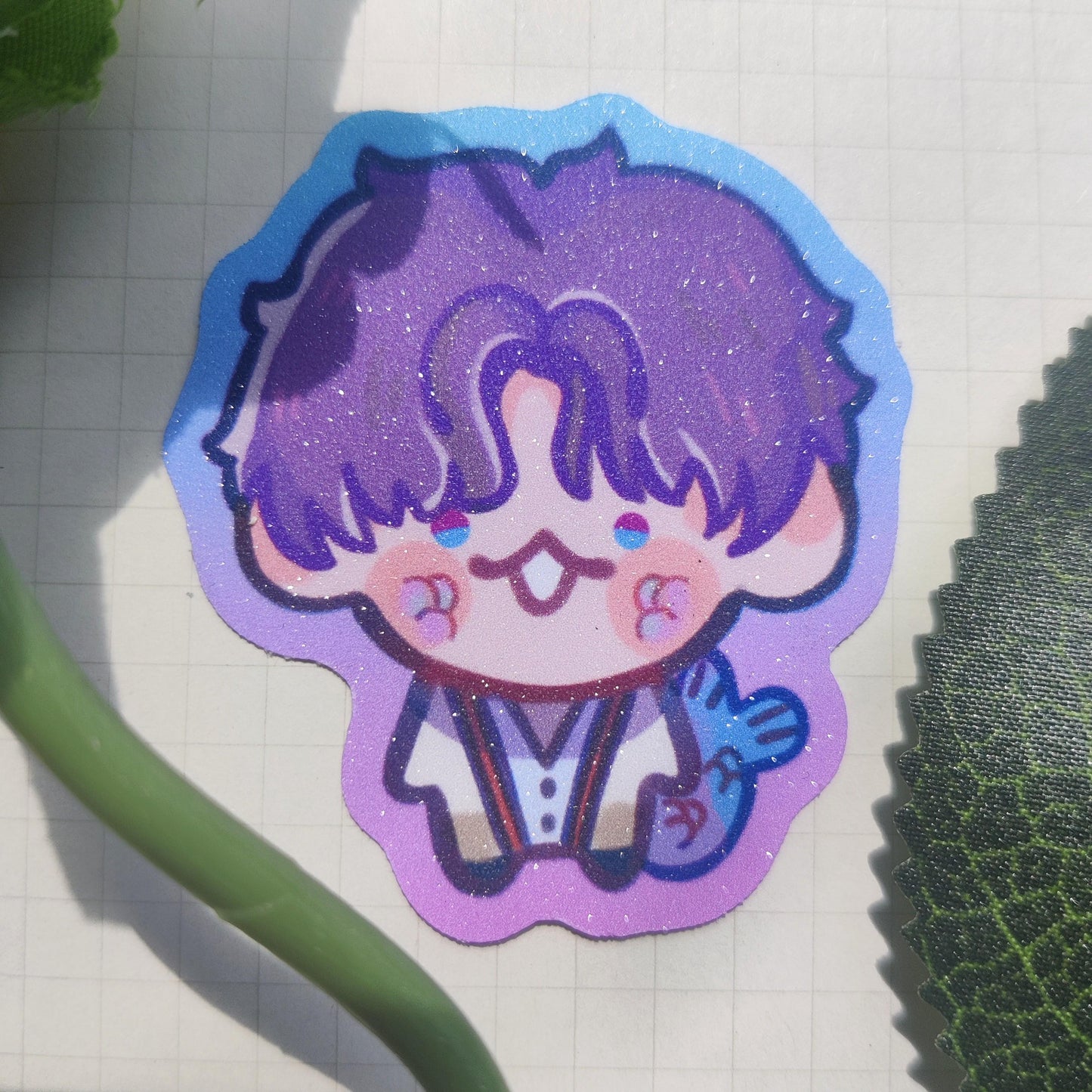 Glitter Film Love and Deepspace LIs Character Stickers