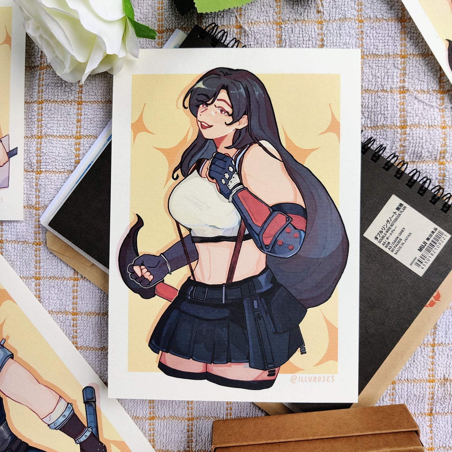 FFVII Tifa Lockhart Art Print | A6 / A5 sizes