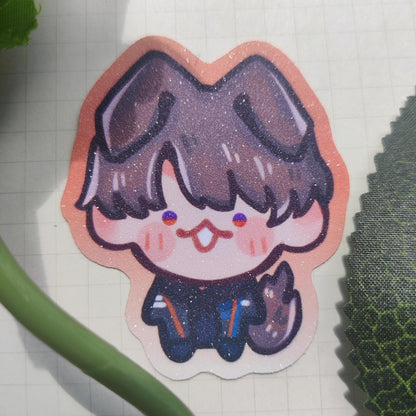 Glitter Film Love and Deepspace LIs Character Stickers