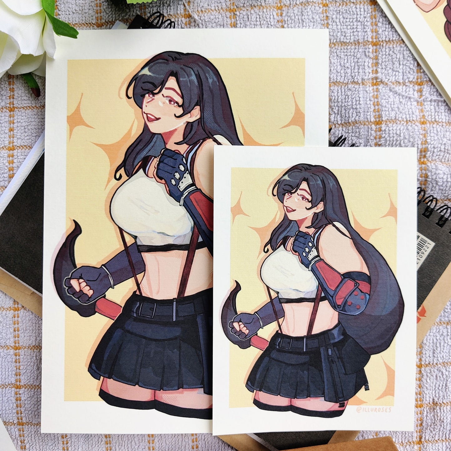 FFVII Tifa Lockhart Art Print | A6 / A5 sizes