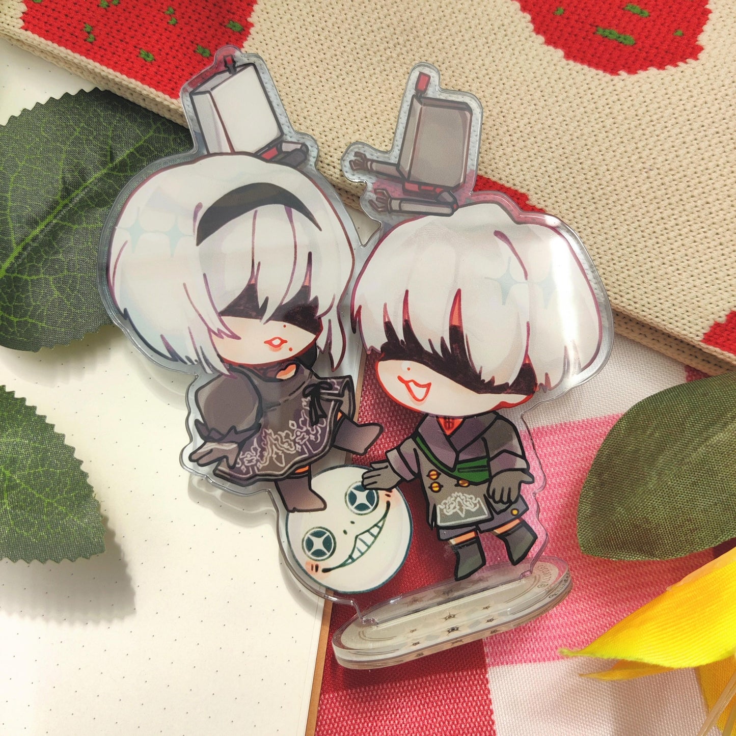 NIER Automata 9S2B Acrylic Standee, Double Sided | 12cm tall