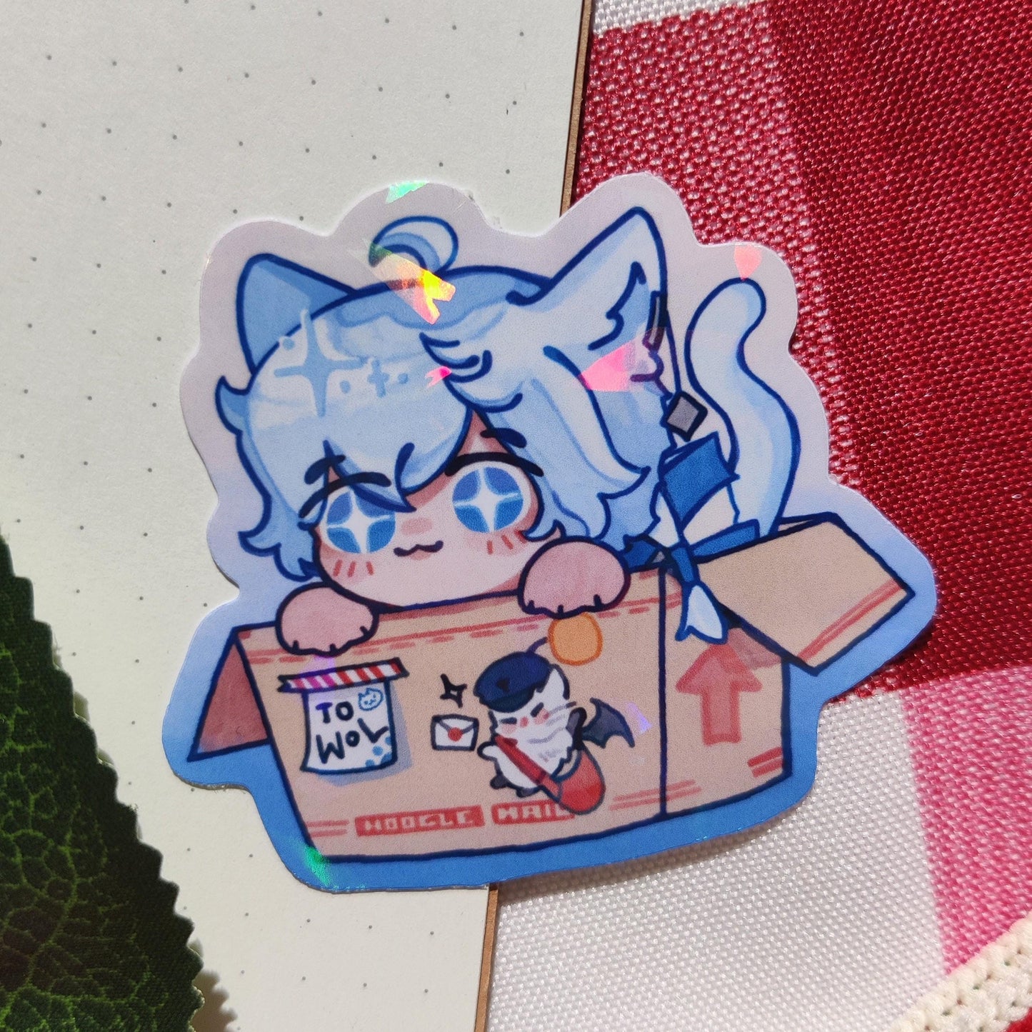 FFXIV Alphinaud Leveilleur Holographic Sticker