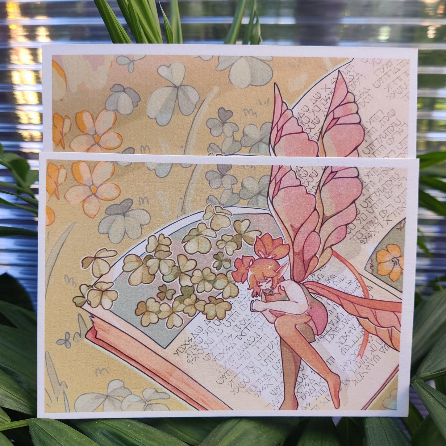 FFXIV Feo Ul Oxalis Flower Print | A5 Square Print