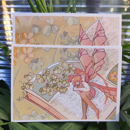 FFXIV Feo Ul Oxalis Flower Print | A5 Square Print