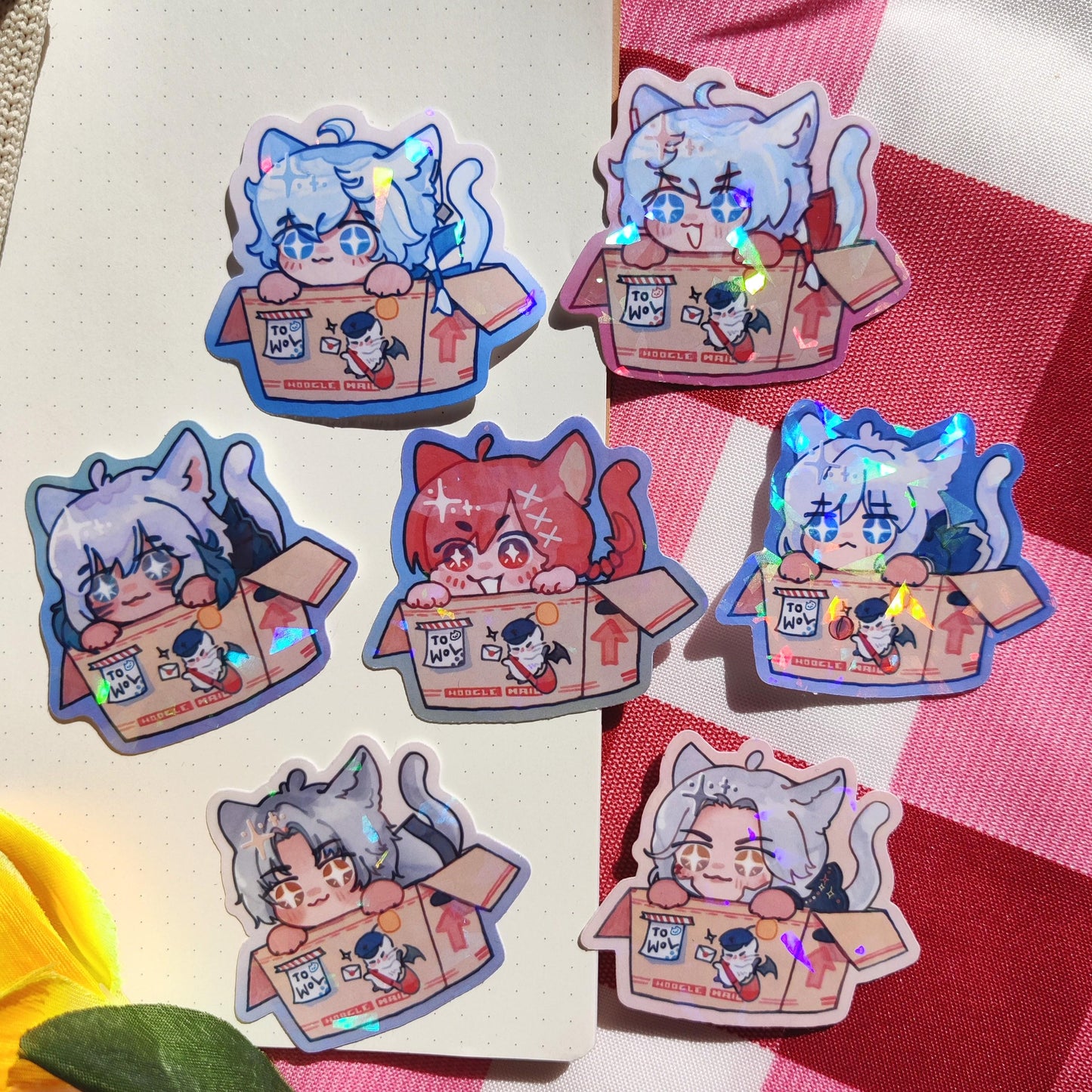 FFXIV Thancred Waters Holographic Sticker