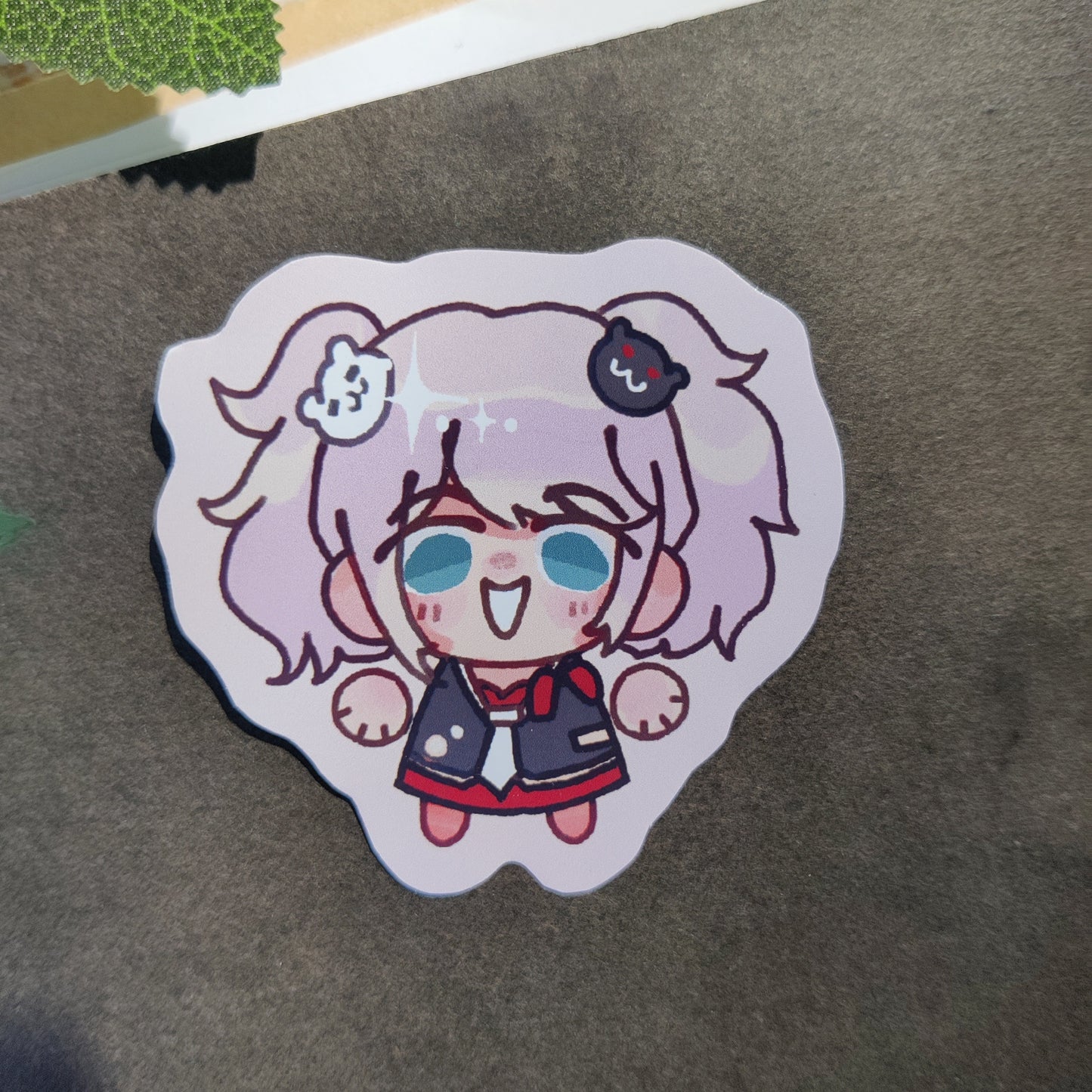 DANGANRONPA Skrunkly Sticker | Makoto, Kyoko, Byakuya, Junko, Ishimaru, Leon, Sayaka, Mondo, Chihiro, Trigger Happy Havoc, DR