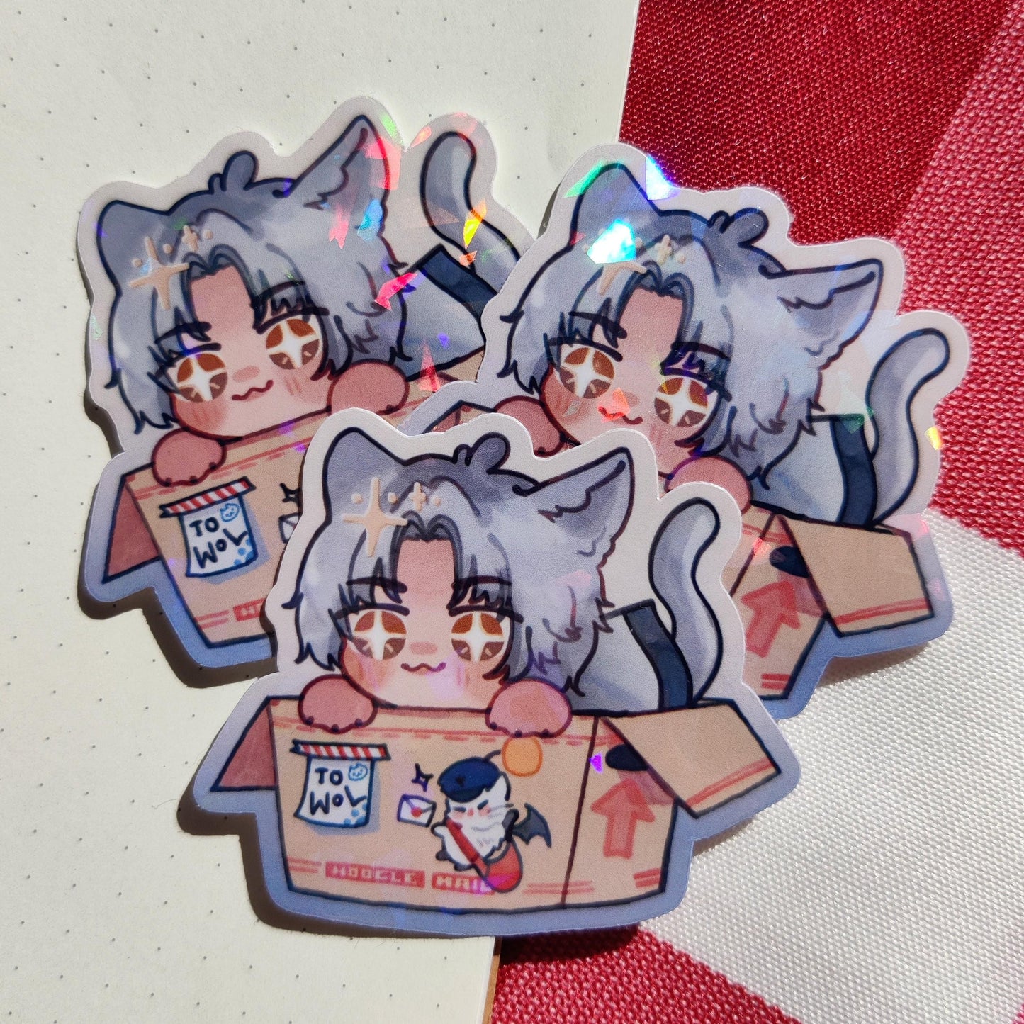 FFXIV Thancred Waters Holographic Sticker