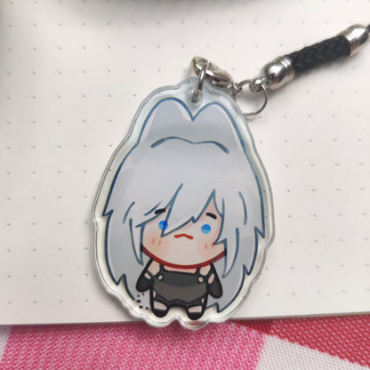 NIER Automata 9S, 2B, A2, Acrylic Phone Charm Double Sided