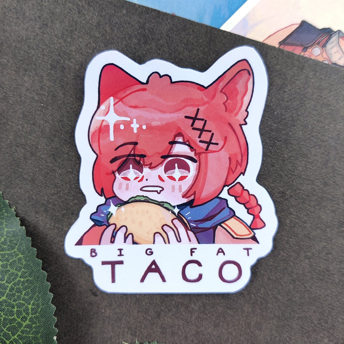 FFXIV Taco Tia, G'raha Tia Vinyl Sticker