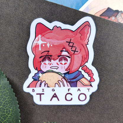 FFXIV Taco Tia, G'raha Tia Vinyl Sticker