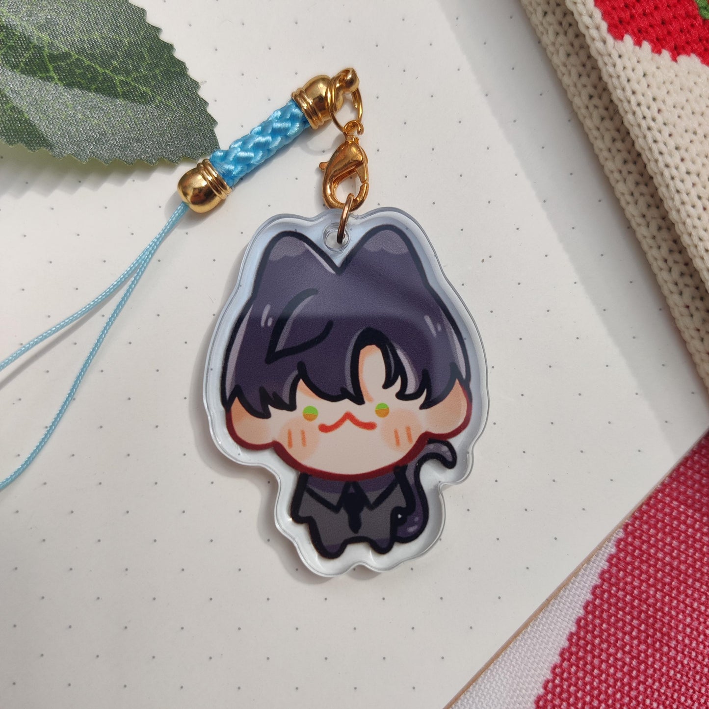 Love and Deepspace LIs, Acrylic Phone Charm | xavier, zayne, rafayel, sylus, caleb,