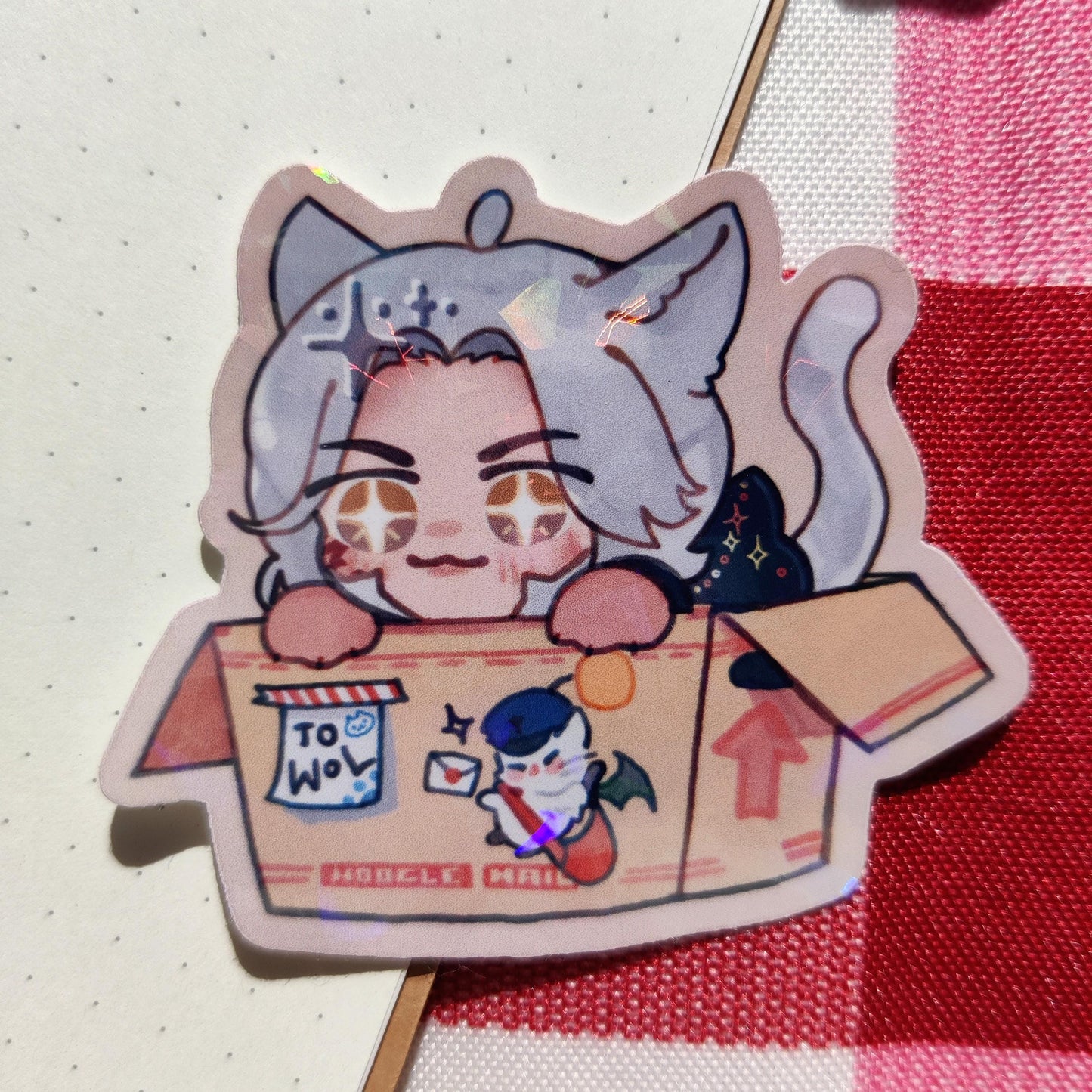 FFXIV Urianger Augurelt Holographic Sticker