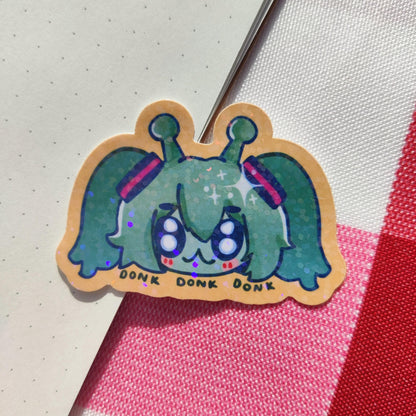 VOCALOID Holographic Sticker | Glorp Hatsune Miku, Kagamine Rin, Kagamine Len