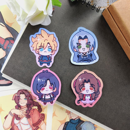 FFVII Skrunkly Sticker | Cloud Strife, Tifa Lockhart, Aerith Gainsborough, Sephiroth