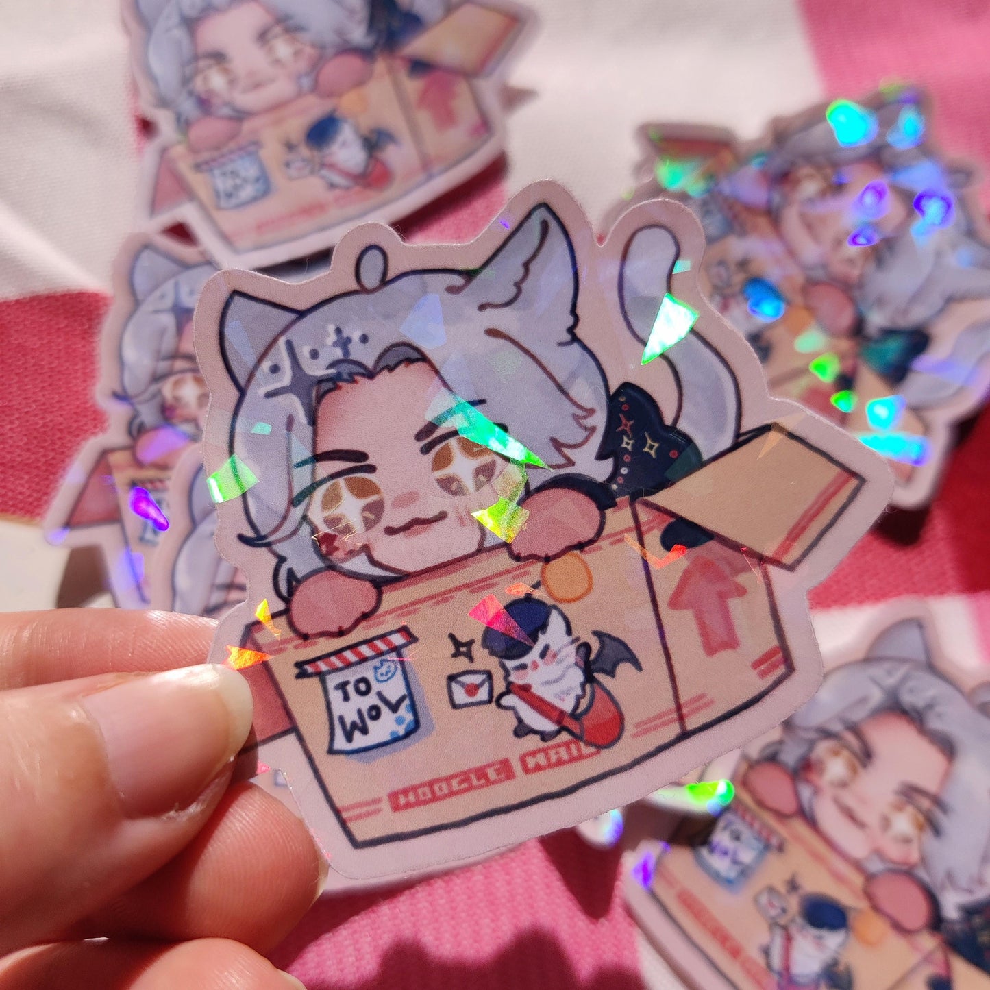 FFXIV Urianger Augurelt Holographic Sticker