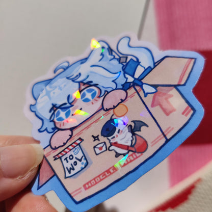 FFXIV Alphinaud Leveilleur Holographic Sticker