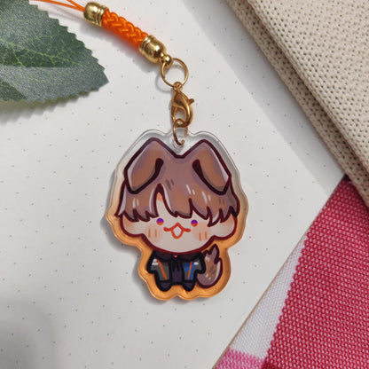 Love and Deepspace LIs, Acrylic Phone Charm | xavier, zayne, rafayel, sylus, caleb,