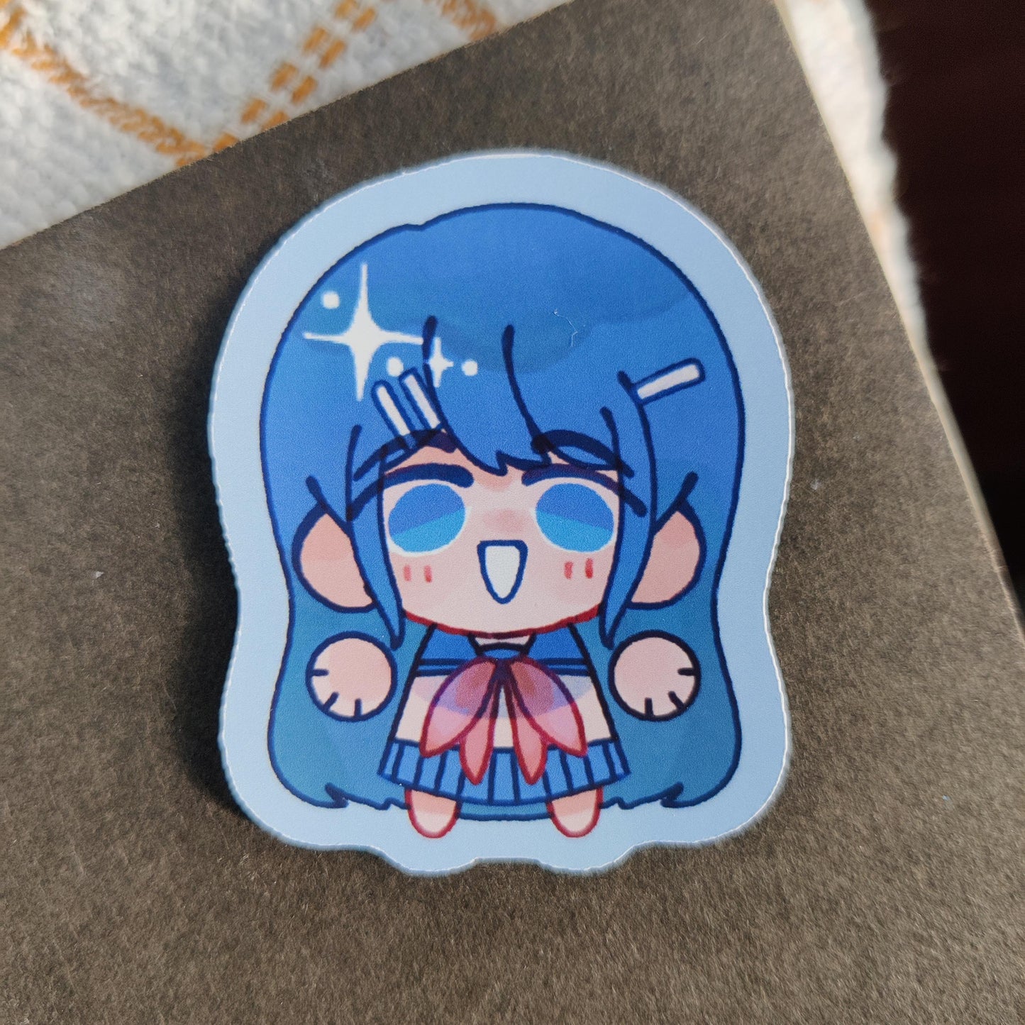 DANGANRONPA Skrunkly Sticker | Makoto, Kyoko, Byakuya, Junko, Ishimaru, Leon, Sayaka, Mondo, Chihiro, Trigger Happy Havoc, DR