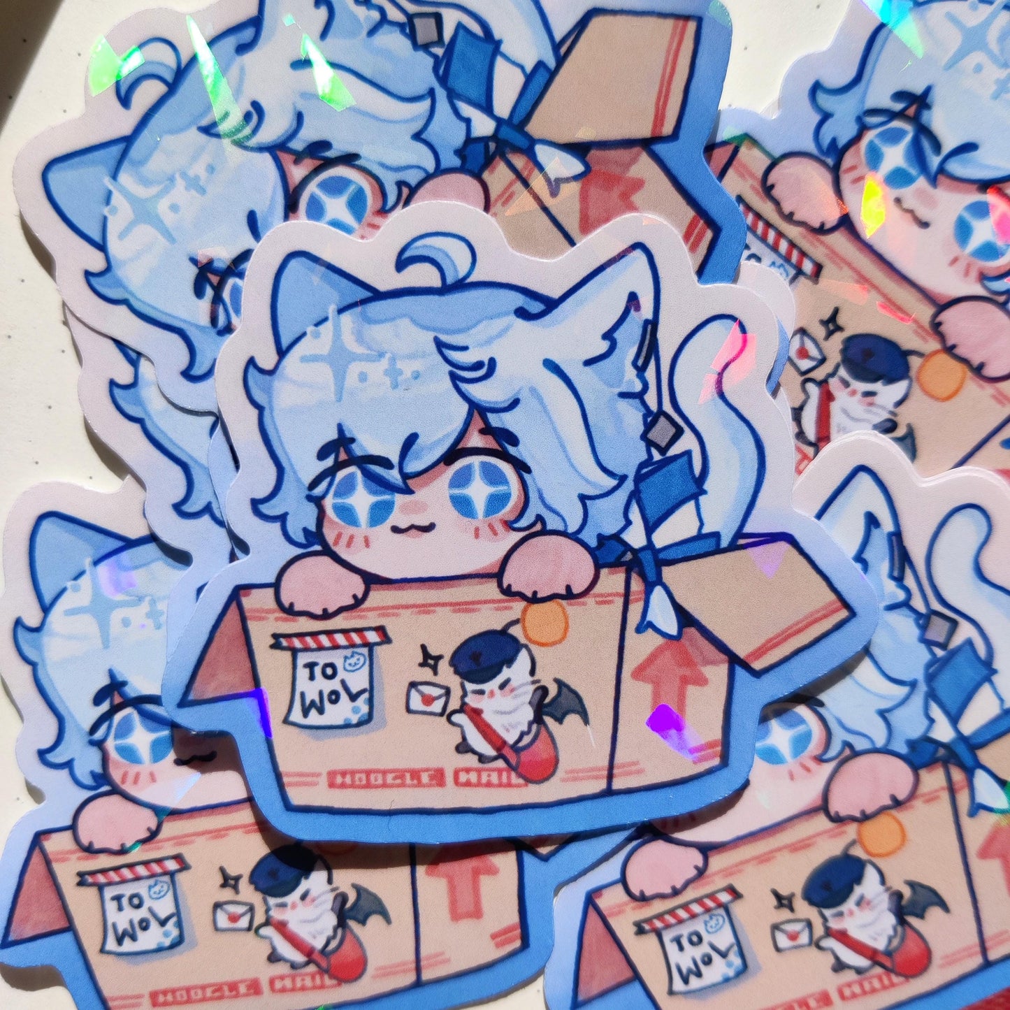 FFXIV Alphinaud Leveilleur Holographic Sticker