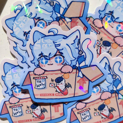 FFXIV Alphinaud Leveilleur Holographic Sticker