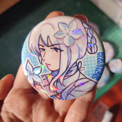 NIER Replicant ver1.22 58mm Holo Badges | Nier Bro, Kaine
